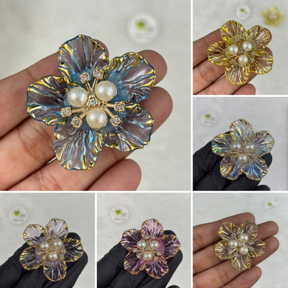 Colourful Plastic Flower (A)