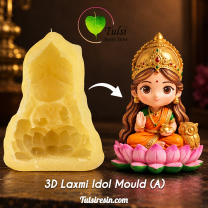 3D Laxmi Idol Mould (A)