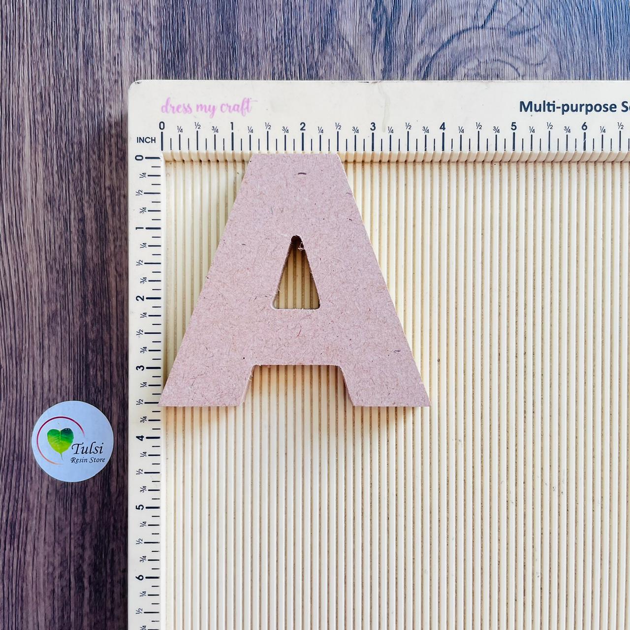 MDF All Alphabets Set Tulsi Resin Store