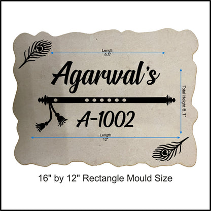 Custom Nameplate Base + Acrylic Name (Design G)