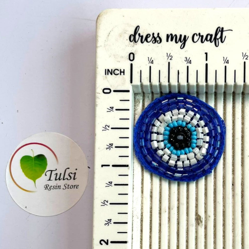 Evil Eye Patch - Small Blue