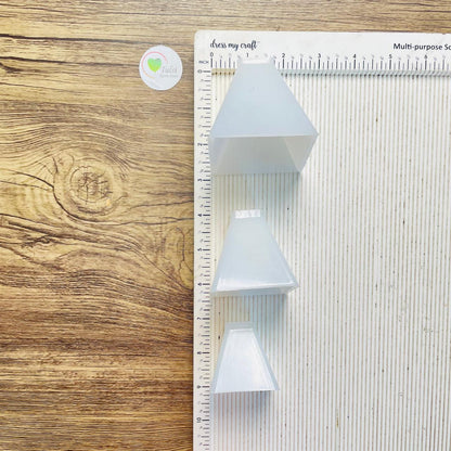 3 Pcs Pyramid Mould set Tulsi Resin Store