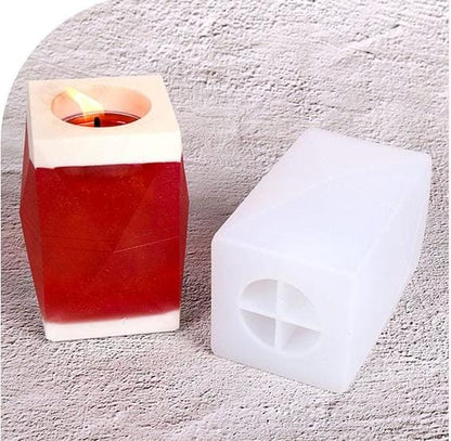 2 Pcs Combo Square T-Light Mould Tulsi Resin Store