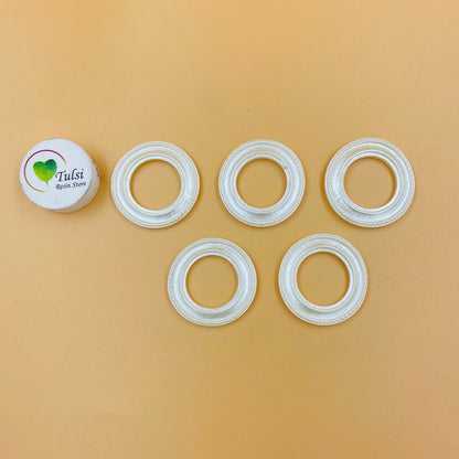 White Plastic Frames - Round Tulsi Resin Store