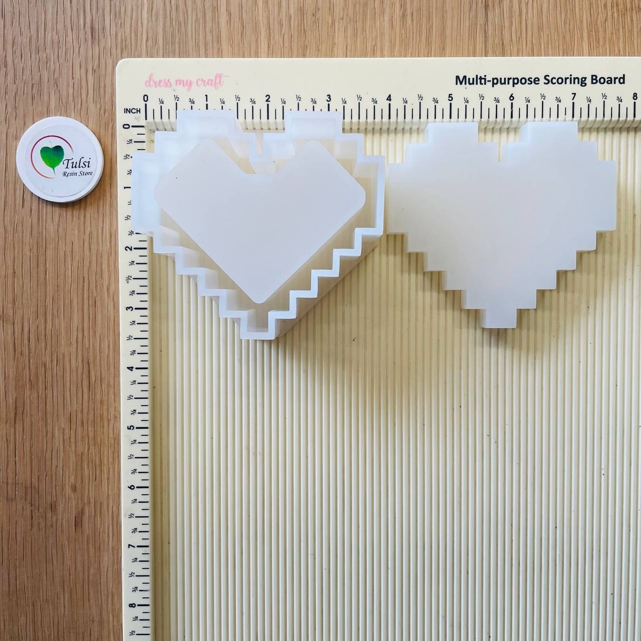 Storage Box Mould (N) - Zigzag Heart