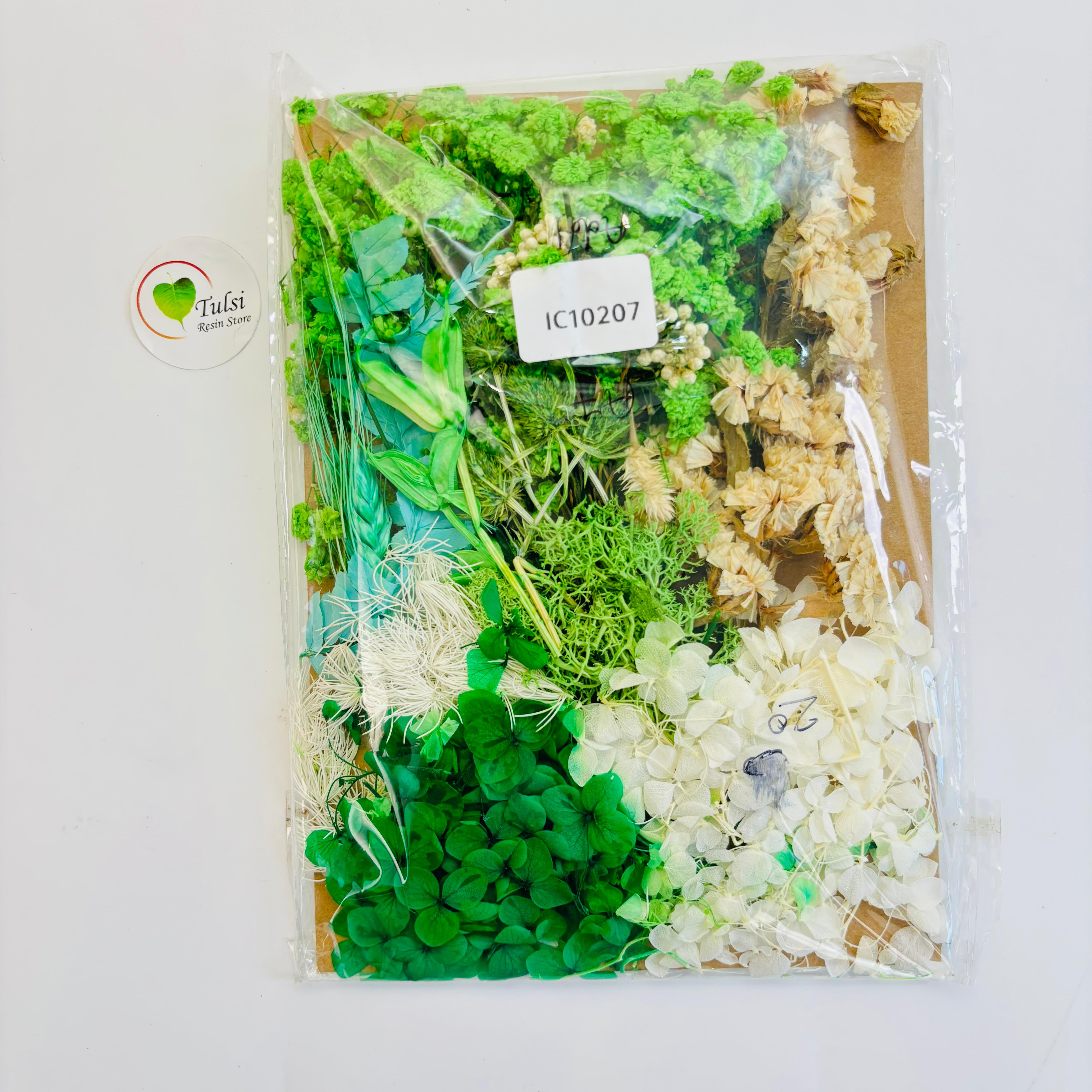 Mix Dry Flower Sheet - A7 Tulsi Resin Store