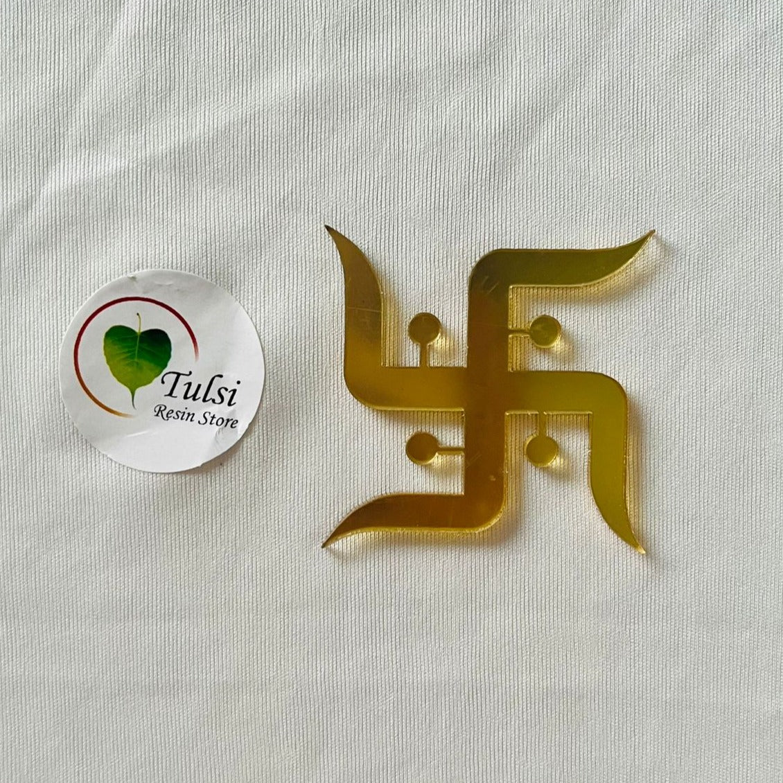 Custom Acrylic - Swastik Logo Tulsi Resin Store
