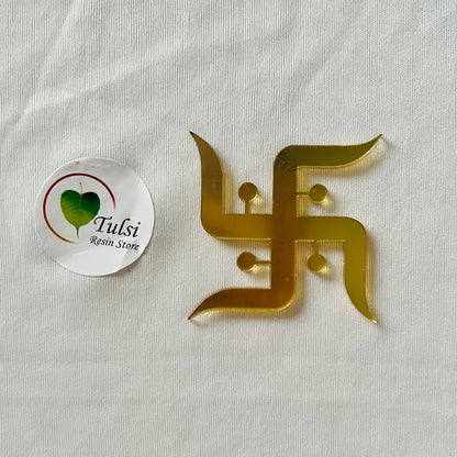 Custom Acrylic - Swastik Logo Tulsi Resin Store