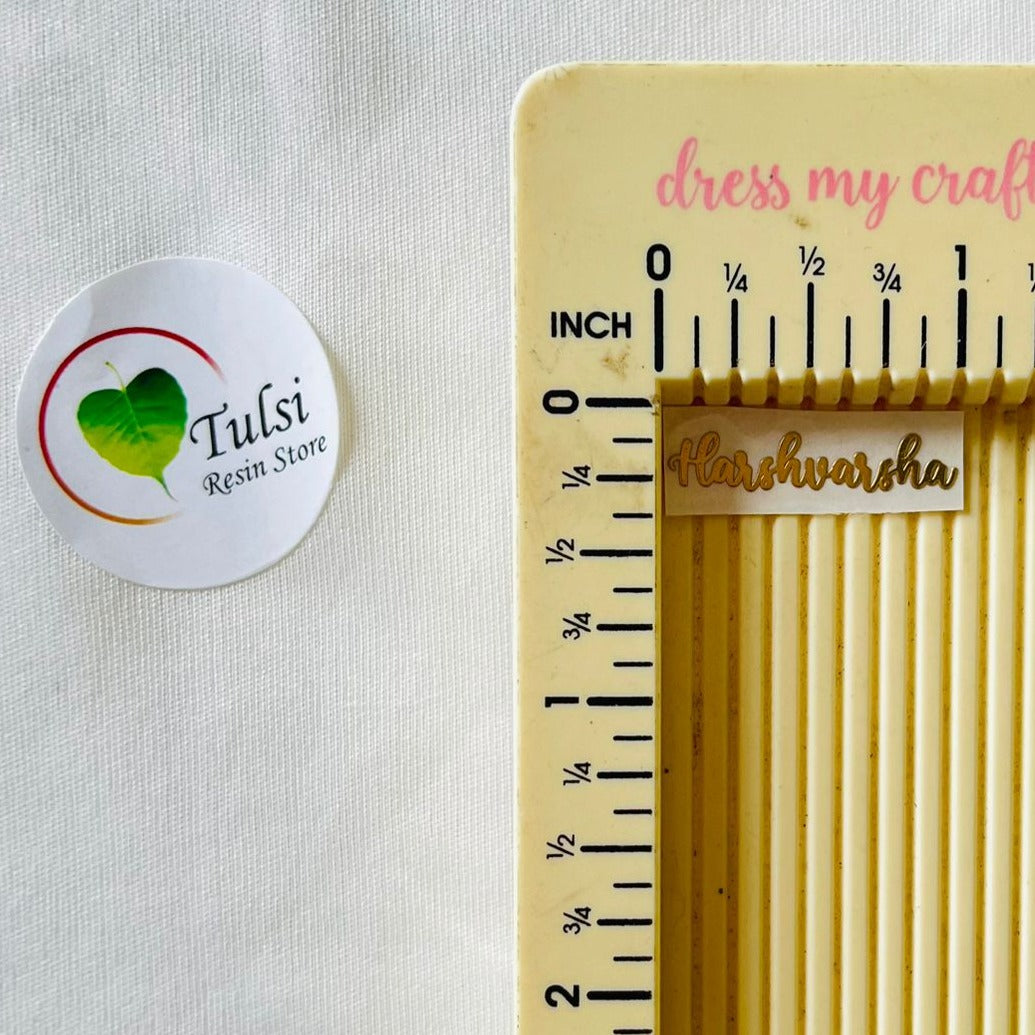 Custom Metal Sticker - For Rakhi (A001)