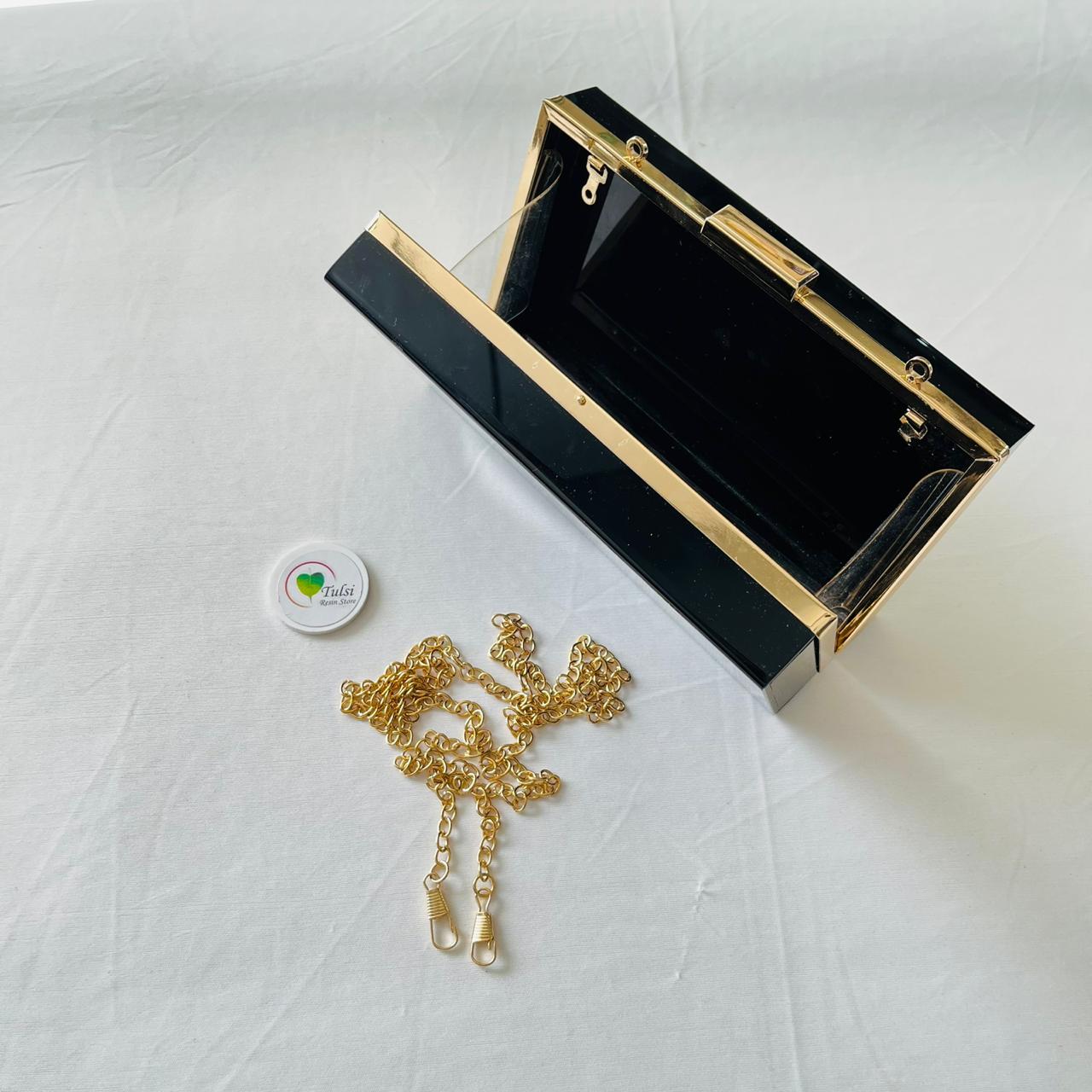 Box Clutch - Black