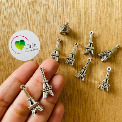 Silver Charm - Eiffel Tower (A) Tulsi Resin Store