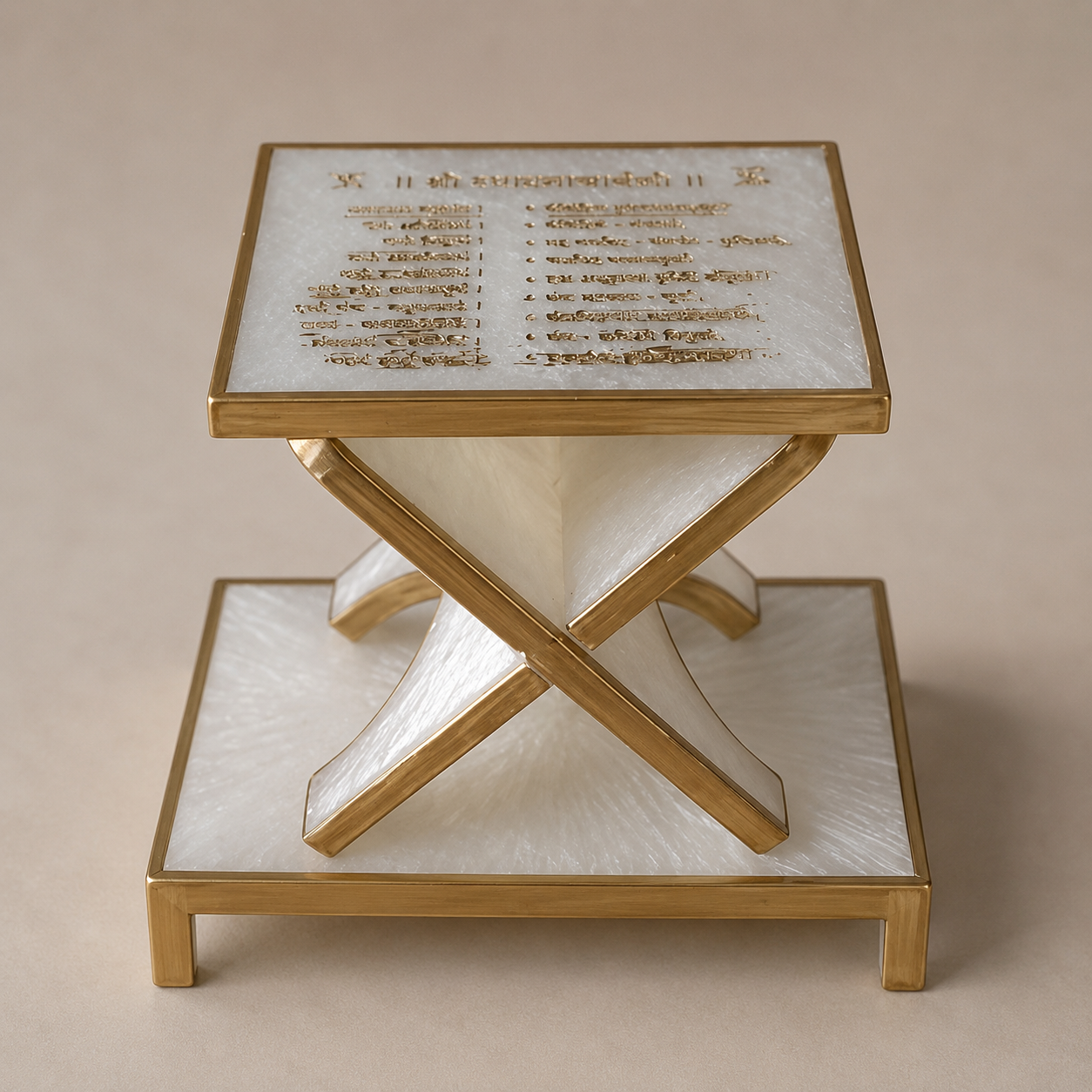 Small Sthapnaji Mould Tulsi Resin Store