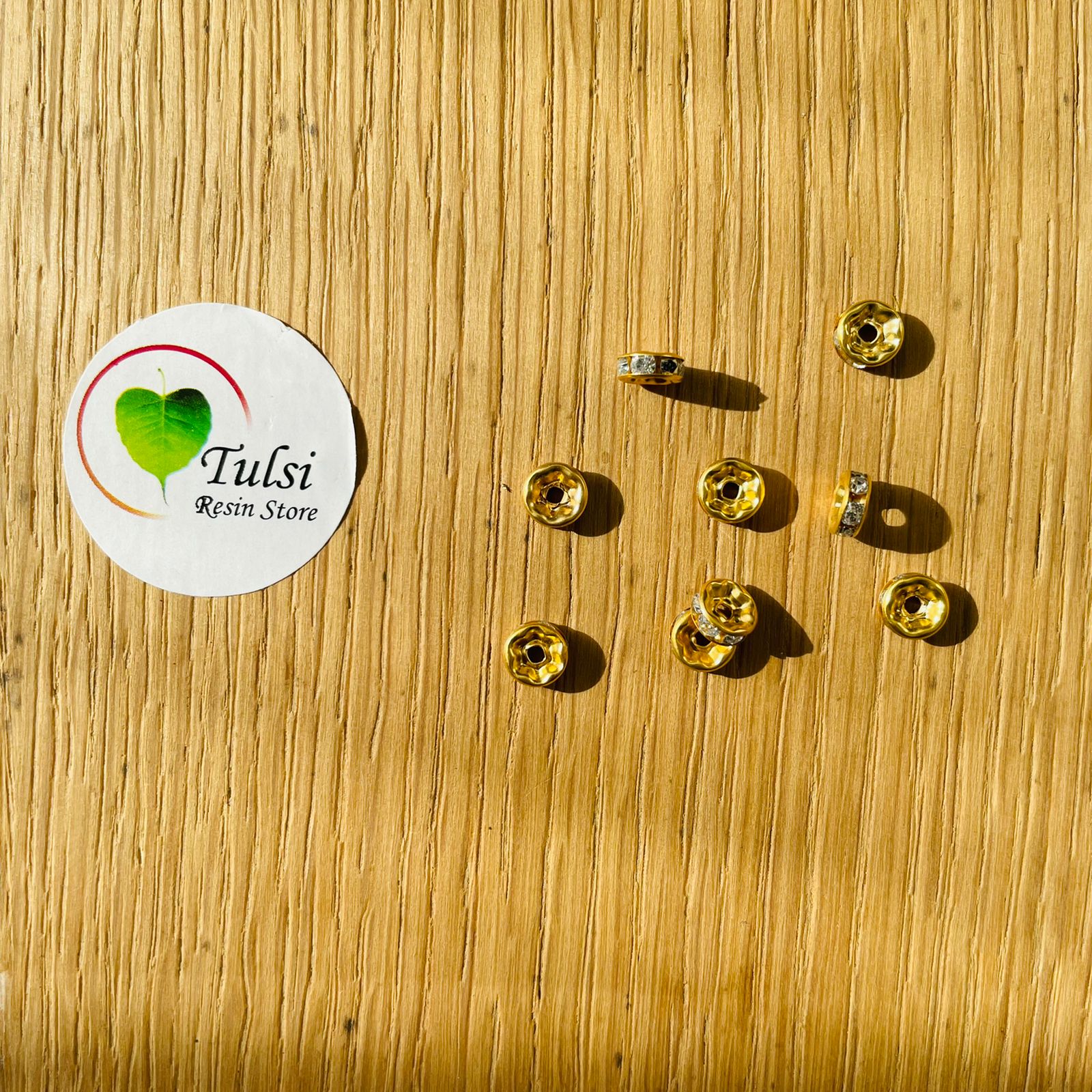 Diamond Beads (A) - Golden Tulsi Resin Store