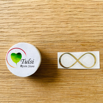 Metal Sticker - Infinity Symbol Plain 1.5 Inches Tulsi Resin Store