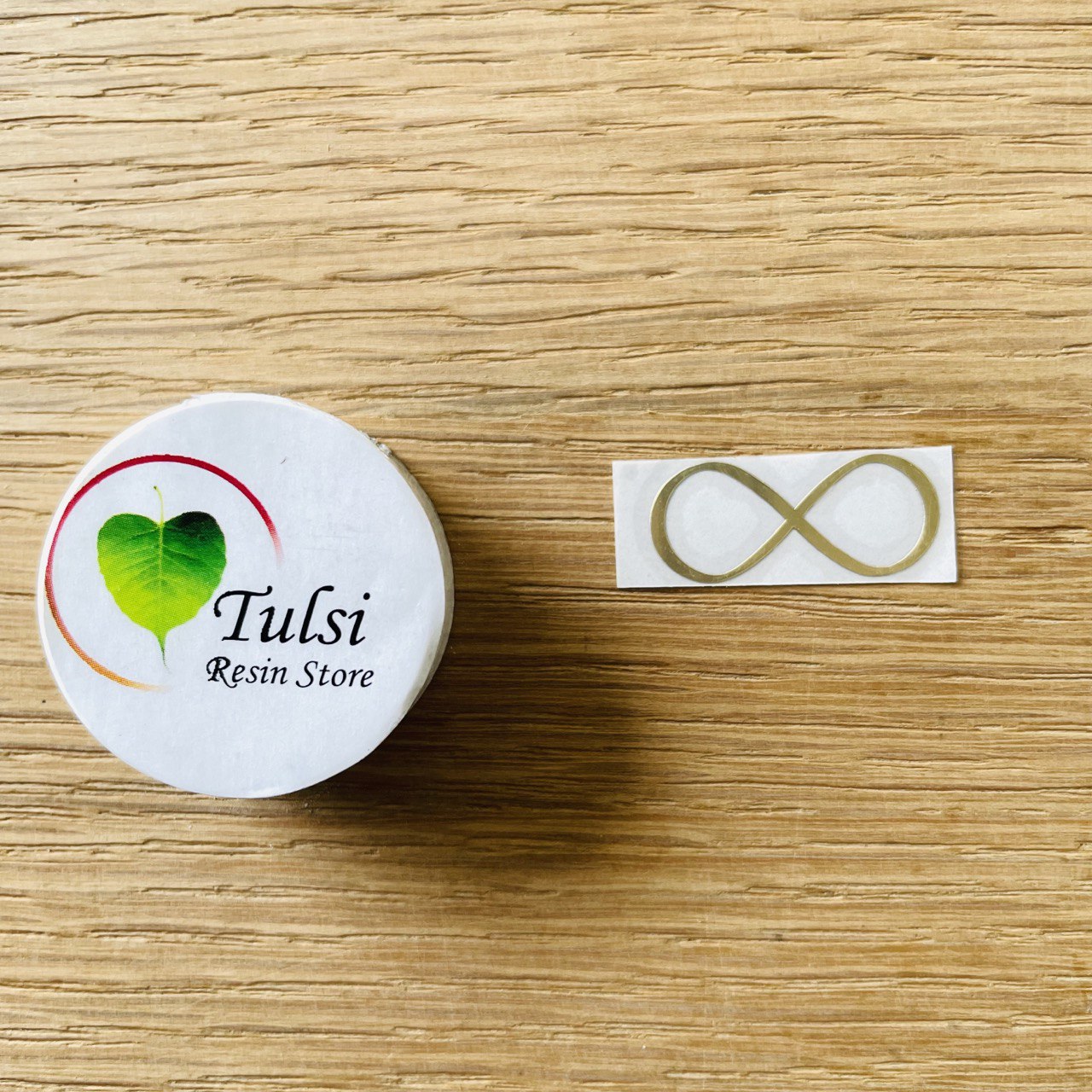 Metal Sticker - Infinity Symbol Plain 1 Inches Tulsi Resin Store