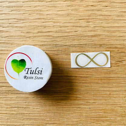 Metal Sticker - Infinity Symbol Plain 1 Inches Tulsi Resin Store