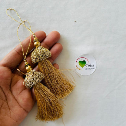 Rakhi Hanging (J)(2 pcs) - Gold - Tulsi Resin Store