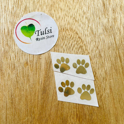 Metal Sticker - Dog Paw Tulsi Resin Store