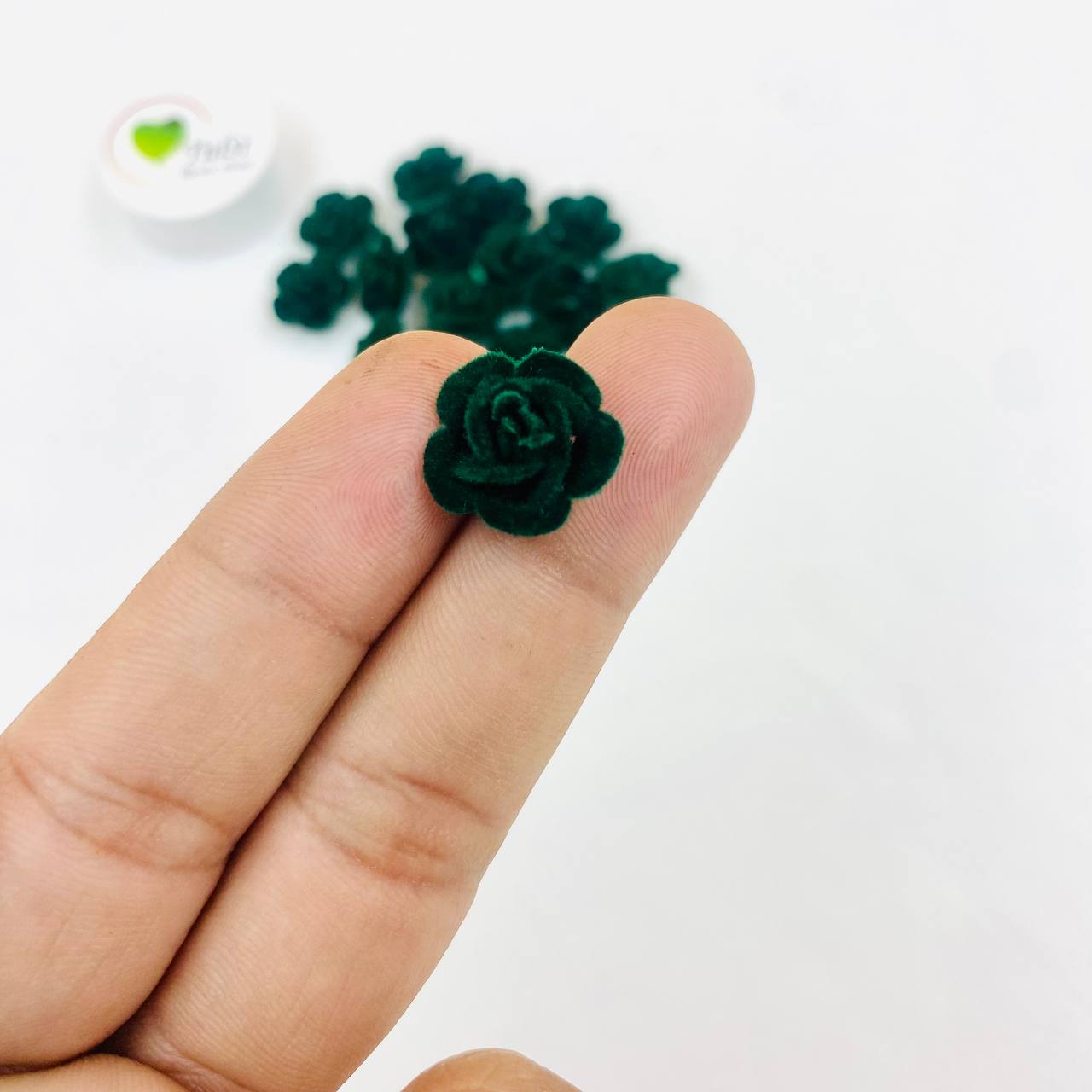 Mini Flower - Dark Green - Tulsi Resin Store