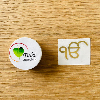 Metal Sticker - Ik Onkar Logo Tulsi Resin Store