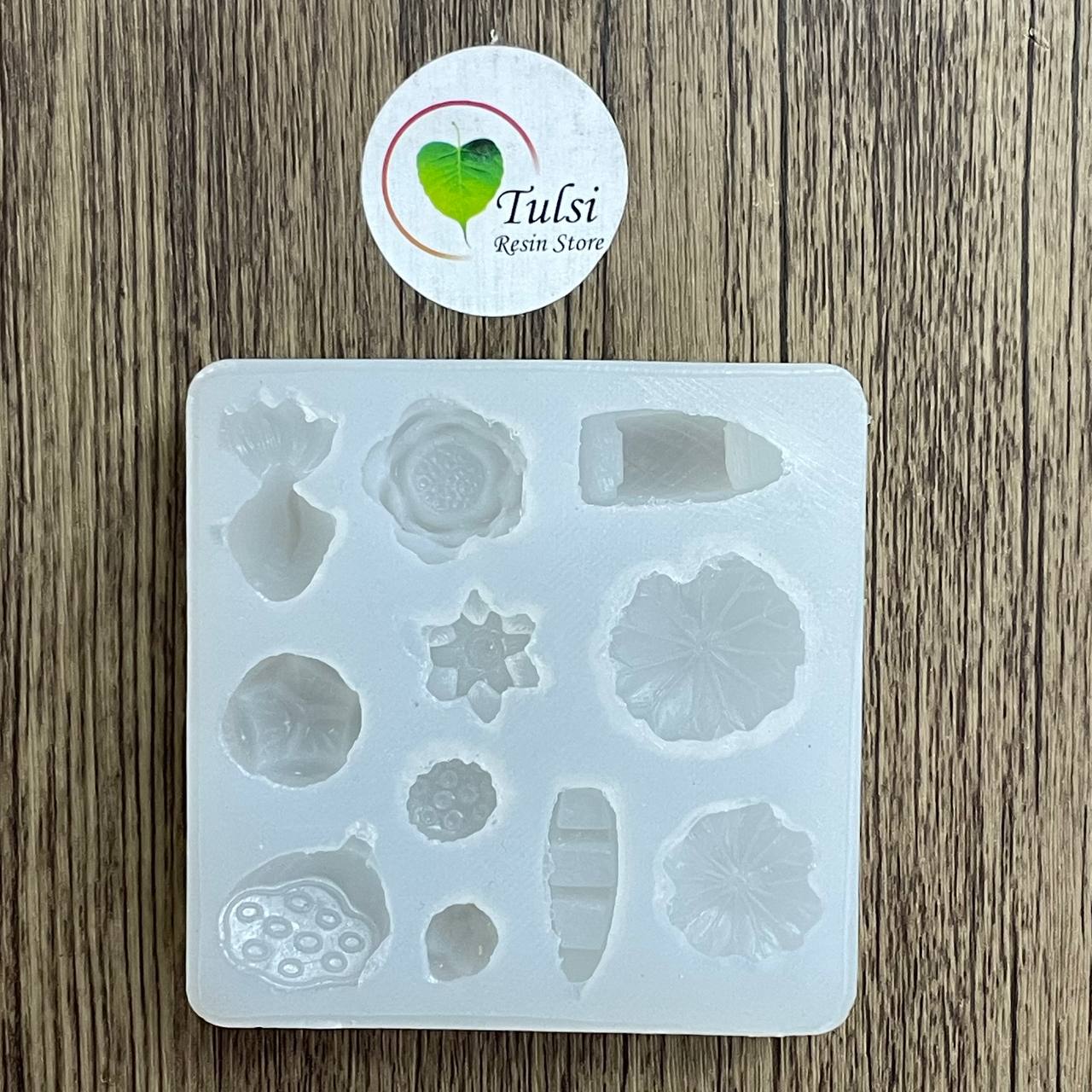 Lotus Pond Miniature Mould (B) - 11 Cavity (HM) Tulsi Resin Store