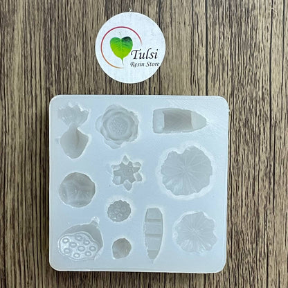 Lotus Pond Miniature Mould (B) - 11 Cavity (HM) Tulsi Resin Store