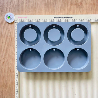 6 Cavity Round Mould - 20 MM Tulsi Resin Store