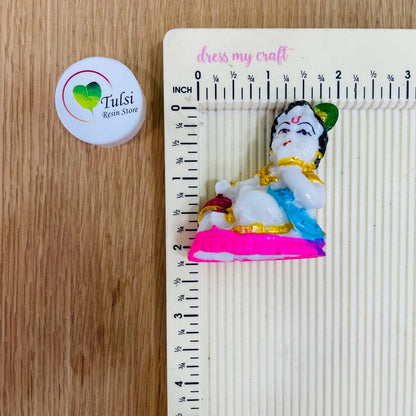3D Small Krishna Idol Tulsi Resin Store