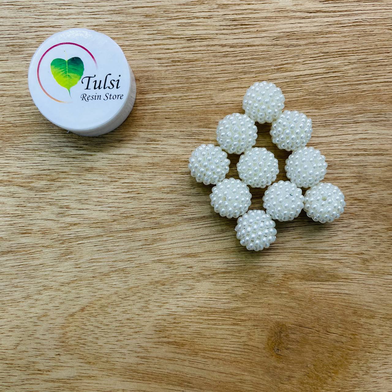 Designer White Beads (C)