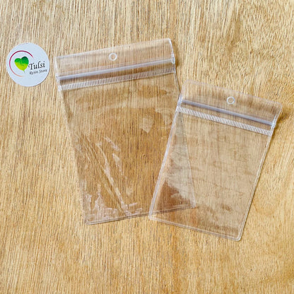 Transparent Ziplock Bag - Heavy (50pcs) Tulsi Resin Store