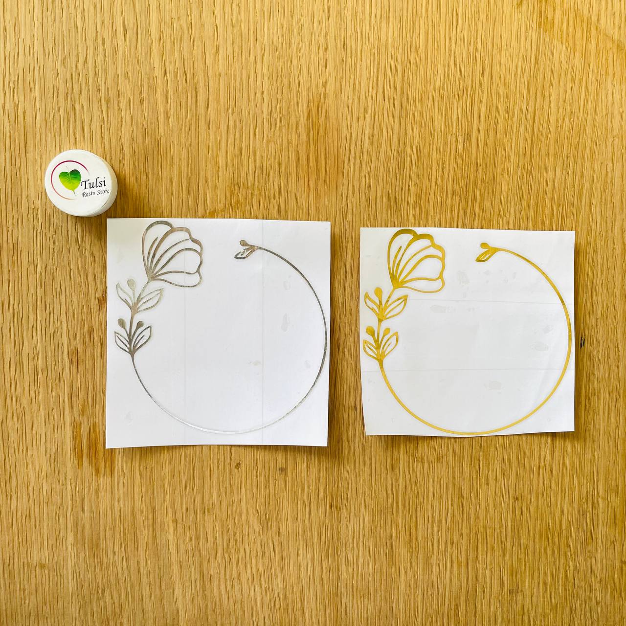 Vinyl Sticker - Ring Design (A) - - Tulsi Resin Store