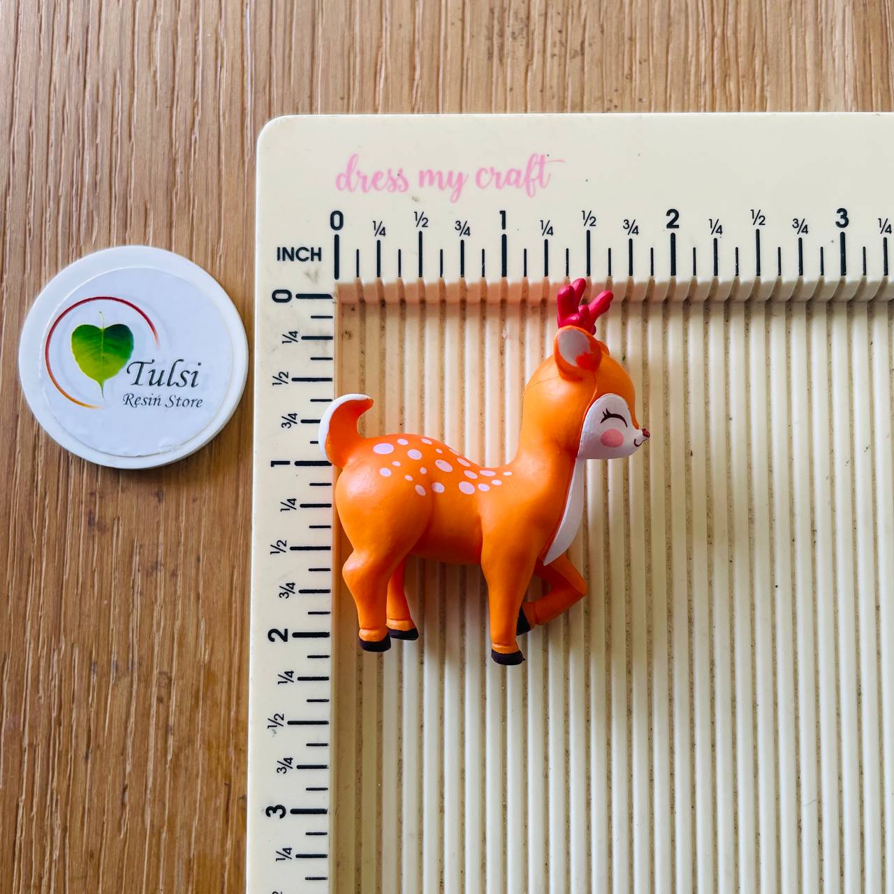 3D Deer Miniature (B) Tulsi Resin Store