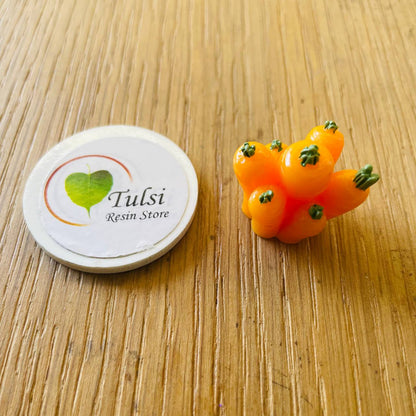 3D Carrot Miniature Tulsi Resin Store