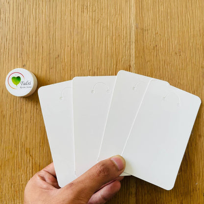 Keychain Cards - White Tulsi Resin Store