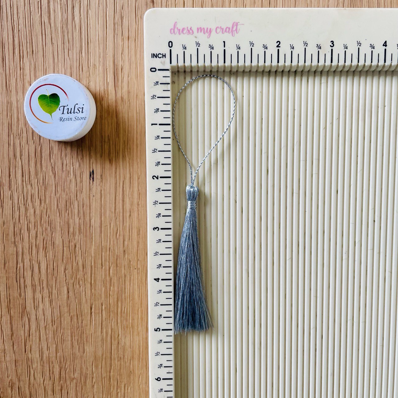 Thread Bookmark Tassel - Silver (10 Pcs) Tulsi Resin Store