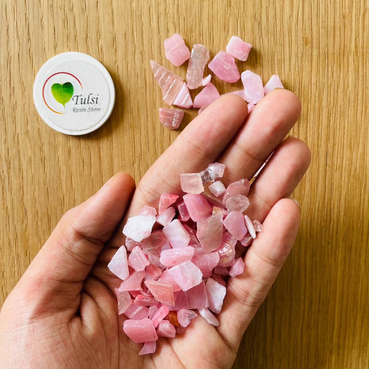 Rose Pink Crystal - - Tulsi Resin Store
