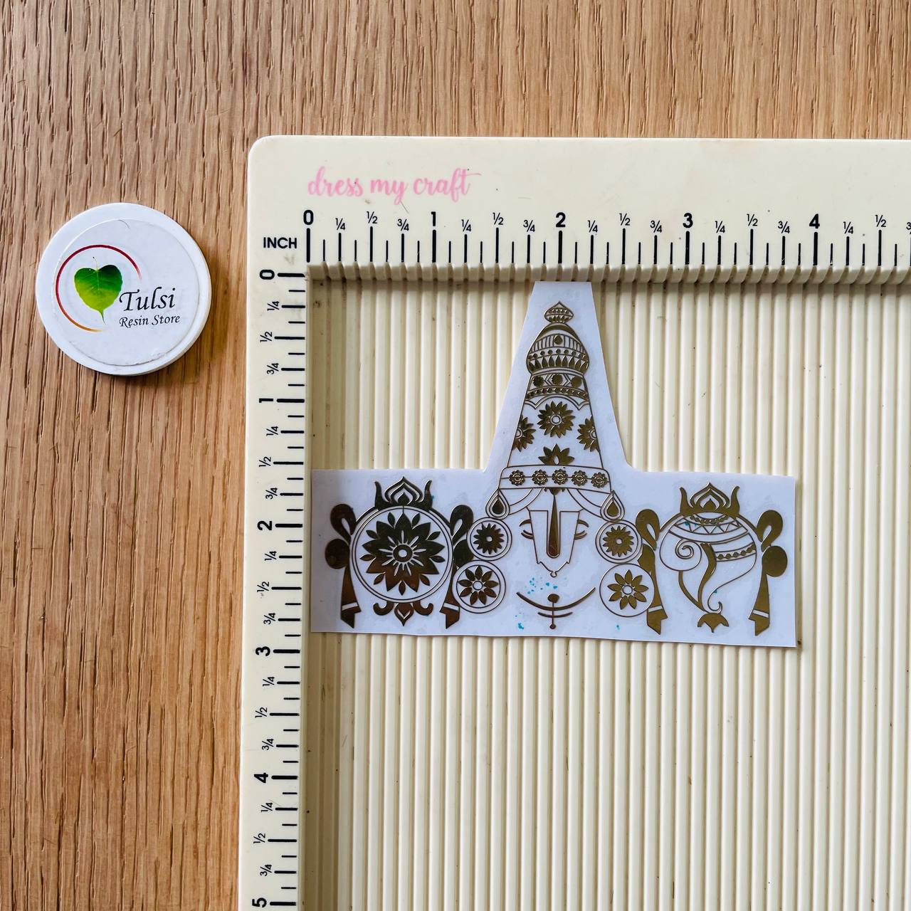 Metal Sticker - Lord Venkateshwara (B) Tulsi Resin Store