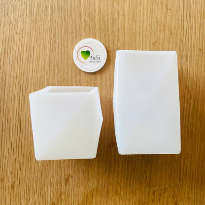2 Pcs Combo Square T-Light Mould Tulsi Resin Store