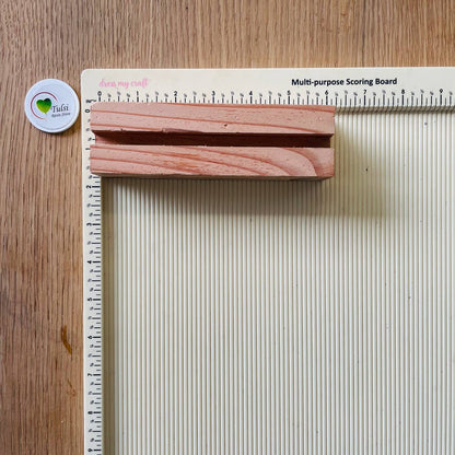 Distash/Defective Wooden Base Stand 6" Tulsi Resin Store