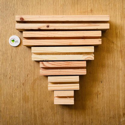 Distash/Defective Wooden Base Stand Tulsi Resin Store
