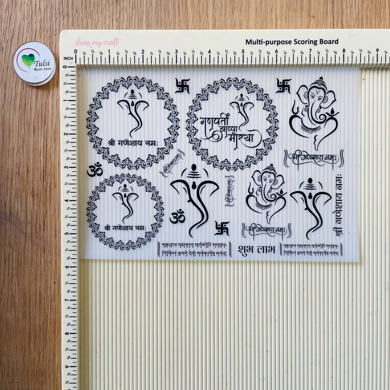 A5 Insert Sheet - Ganesha Mix (B) Tulsi Resin Store