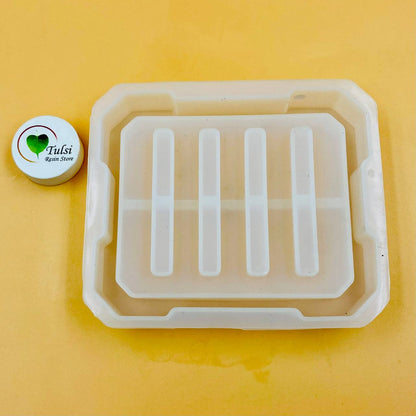 4 Slot Coaster Stand Mould (B)