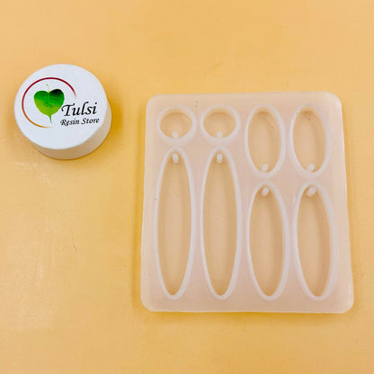8 Cavity Oval Mould Tulsi Resin Store