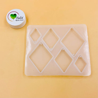 6 Cavity Diamond Mould Tulsi Resin Store