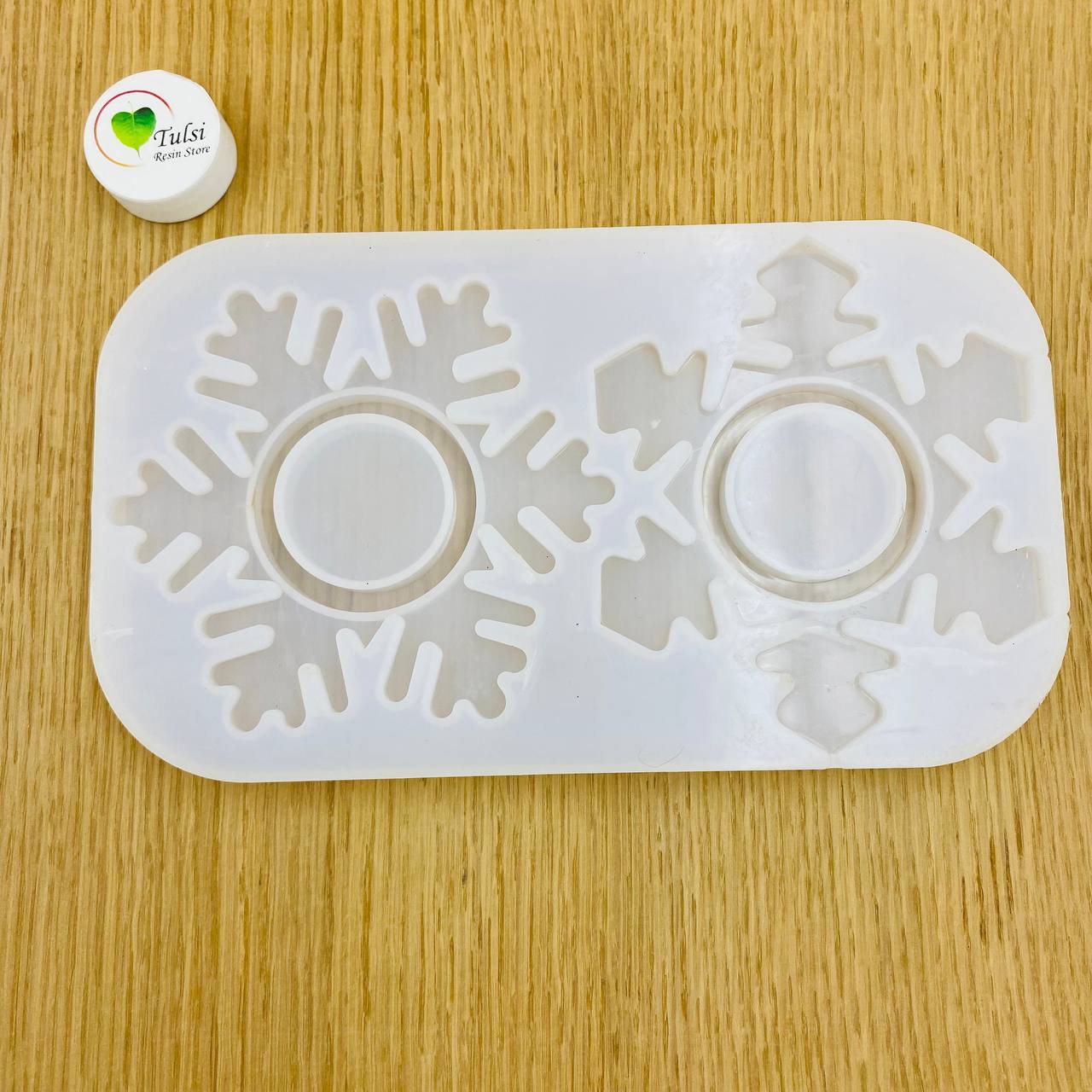 Snowflakes T-Light Holder Mould (A)