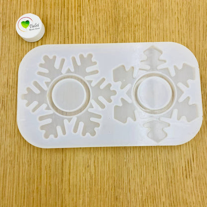 Snowflakes T-Light Holder Mould (A)
