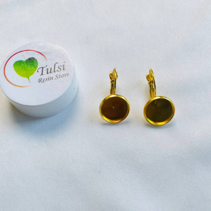 Earring Bazel - (V) (6 Pair)