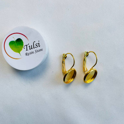 Earring Bazel - (V) (6 Pair)