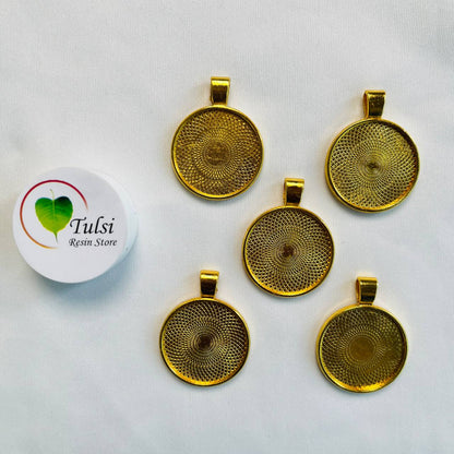 Gold Bazel (H) (6 Pcs) Tulsi Resin Store