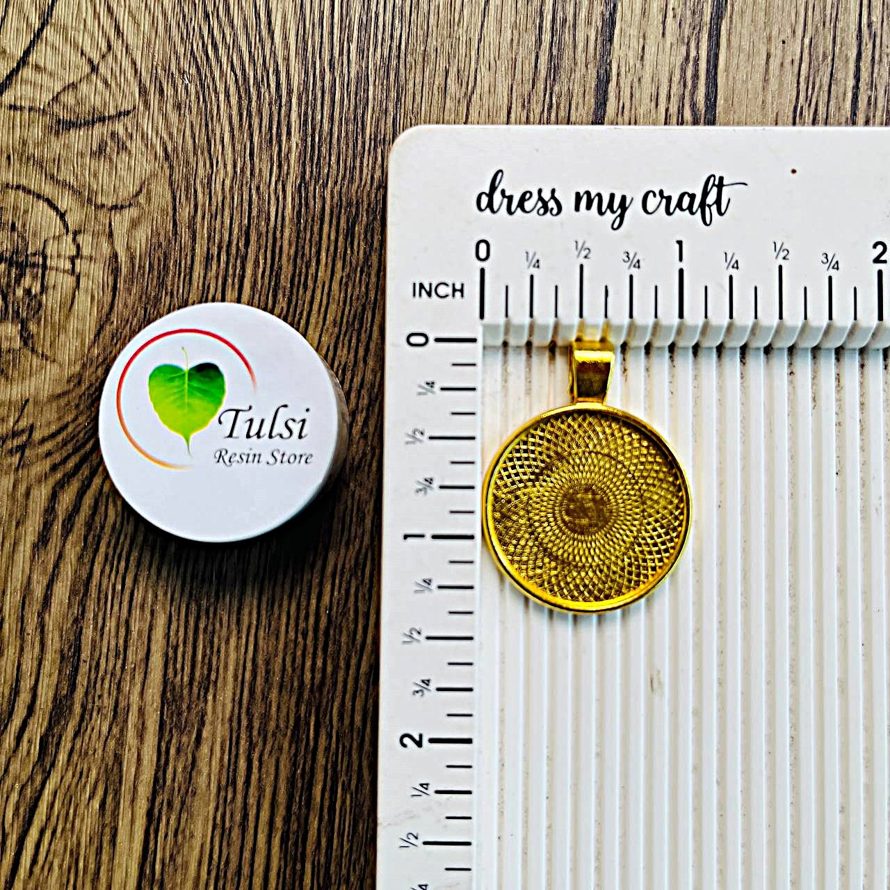 Gold Bazel (H) (6 Pcs) Tulsi Resin Store